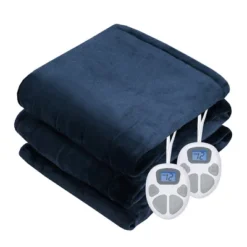 Costway 84'' X 90'' Flannel Heated Blanket Electric Throw W/ Dual Controllers BlueRedBeigeGray -Costway Sales Store GUEST a2ab3fee 0e08 48d7 9398 5576a0e618ef
