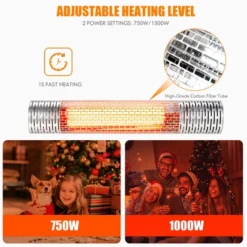 Costway 1500W Wall-Mounted Infrared Heater Indoor & Outdoor Electric Heater With Remote -Costway Sales Store GUEST a2b22f42 54c0 4e3f bd05 8cdbdc840182