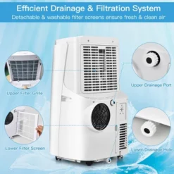 Costway 8150 BTU (12000BTU ASHRAE) Portable Air Conditioner 3-in-1 Air Cooler Fan Dehumidifier W/ Remote -Costway Sales Store GUEST a82033cc ce74 49a4 adf5 22479a8891f5