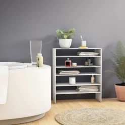 Costway 3 PCS Stackable Shoe Rack 31-Inch Horizontal Organizer 2-tier StorageShelf WhiteBrown -Costway Sales Store GUEST a9e8b2a7 8af0 4619 81ee eba5ff0508a7