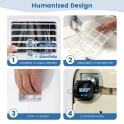 Costway 6000 BTU (9000 BTU ASHAR) Portable Air Conditioner 3-in-1 AC Unit With Cool Dehum Fan Sleep Mode -Costway Sales Store GUEST aadaf6d6 06d3 44dd a724 115763516ea8