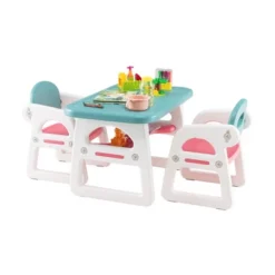 Costway 3-Piece Kids Table And Chair Set Toddler Activity Study Desk With Building Blocks -Costway Sales Store GUEST b2142cd5 51fa 4527 b552 4df5d43b5af2