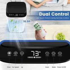 Costway 6000 BTU (9000 BTU ASHAR) Portable Air Conditioner 3-in-1 AC Unit With Cool Dehum Fan Sleep Mode -Costway Sales Store GUEST b5492c16 e954 49fe a1ee f835b94ac03f