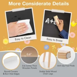 Costway Kids House-Shaped Table & Chair Set Wooden Toy Organizer Cabinet With Blackboard Grey/White 16 Costway Kids House-Shaped Table & Chair Set Wooden Toy Organizer Cabinet With Blackboard Grey/White -Costway Sales Store GUEST b6e8509a 75d5 49bb a558 6cca0a0e6fae