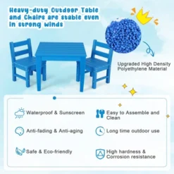 Costway 3PCS Kids Table & 2 Chairs Set Outdoor Heavy-Duty All-Weather Activity Table Set -Costway Sales Store GUEST b7370a0d 9064 456b a1f2 5b5903c34368