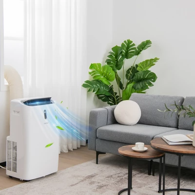 Costway 8800 BTU (12000 BTU ASHRAE) Portable Air Conditioner 4-in-1 Air Cooler W/ APP & WiFi Smart Control 1 Costway 8800 BTU (12000 BTU ASHRAE) Portable Air Conditioner 4-in-1 Air Cooler W/ APP & WiFi Smart Control