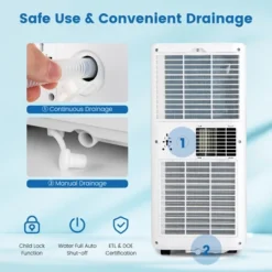 Costway 10000 BTU Portable Air Conditioner With Dehumidifier & Fan Mode, Up To 350 Sq.Ft 15 Costway 10000 BTU Portable Air Conditioner With Dehumidifier & Fan Mode, Up To 350 Sq.Ft -Costway Sales Store GUEST ca86dc19 49be 470d b5e8 8e4d1a3c8cc0