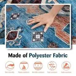 Costway Area Rug 5' X 7' Distressed Vintage Home Carpet Living Room Bedroom Non-Shedding 13 Costway Area Rug 5' X 7' Distressed Vintage Home Carpet Living Room Bedroom Non-Shedding -Costway Sales Store GUEST cbe17bb9 61b8 4da7 ba4d 3785414af9a8