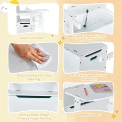 Costway 3-in-1 Kids Convertible Storage Bench Wood Activity Table And Chair Set 16 Costway 3-in-1 Kids Convertible Storage Bench Wood Activity Table And Chair Set -Costway Sales Store GUEST d642ffa0 7261 4ee5 aac7 8aecf191e9c9