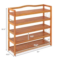 Costway 5-Tier Wood Shoe Rack Freestanding Large Shoe Storage Organizer Heavy-duty -Costway Sales Store GUEST dc6753b0 542e 4dd5 b782 6fab9fc716d7
