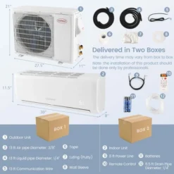 Costway 12,000 BTU Mini Split Air Conditioner AC Unit With Heat Pump & Remote Control 16 Costway 12,000 BTU Mini Split Air Conditioner AC Unit With Heat Pump & Remote Control -Costway Sales Store GUEST de92d959 9658 4f06 879e a5252ba98133