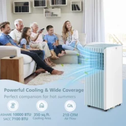Costway 7100 BTU (10000 BTU ASHARE) Portable Air Conditioner 3-in-1 AC Unit With Cool Dehum Fan Sleep Mode -Costway Sales Store GUEST ec5daf0c 929a 443a 8d48 c94e166f1e3c