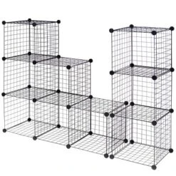 Costway 12 Cube Grid Wire Organizer Wardrobe Shelves Bookcase DIY -Costway Sales Store GUEST f32a75e2 3aaf 4663 9bca 6624d55a2a48