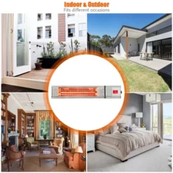 Costway 1500W Infrared Patio Heater W/ Remote Control & 24H Timer For Indoor Outdoor -Costway Sales Store GUEST f468f522 29d6 4e58 b416 ebf9a3356e31