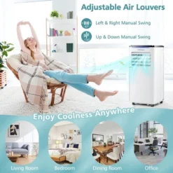 Costway 5200 BTU (8000 BTU ASHRAE) Portable Air Conditioner 3-in-1 AC Unit W/ Cool Dehum Fan Sleep Mode -Costway Sales Store GUEST f5c58854 d357 44d8 8c9c a1bd3b3b28cd