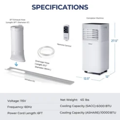 Costway 10000 BTU ASHRAE Portable Air Conditioner 3-in-1 Air Cooler W/Dehumidifier & Fan Mode 20 Costway 10000 BTU ASHRAE Portable Air Conditioner 3-in-1 Air Cooler W/Dehumidifier & Fan Mode -Costway Sales Store GUEST f635779d 3c4c 4d70 b6a1 f51a5e8a6644