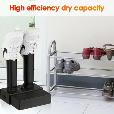 Costway 2-Shoe Electric Shoe Dryer Warmer Portable Adjustable Boots Socks Gloves W/Timer 1 Costway 2-Shoe Electric Shoe Dryer Warmer Portable Adjustable Boots Socks Gloves W/Timer
