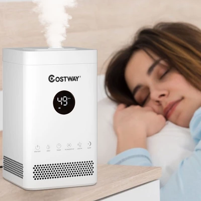 Costway 3.5L Quiet Top Fill Air Humidifier W/ 3-Level Mist Timer Sleep Mode For Bedroom 7 Costway 3.5L Quiet Top Fill Air Humidifier W/ 3-Level Mist Timer Sleep Mode For Bedroom - Image 7