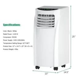 Costway 5500 BTU (8000BTU ASHRAE) Portable Air Conditioner & Dehumidifier Function Remote -Costway Sales Store GUEST fa6109d6 7795 46b9 821f 250e2c81b76e